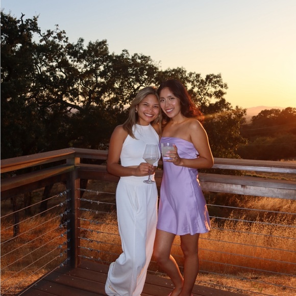 Dresses & Skirts - Lavender Satin dress
